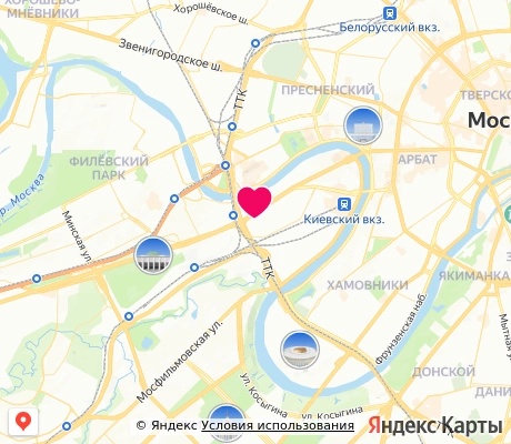 На карте