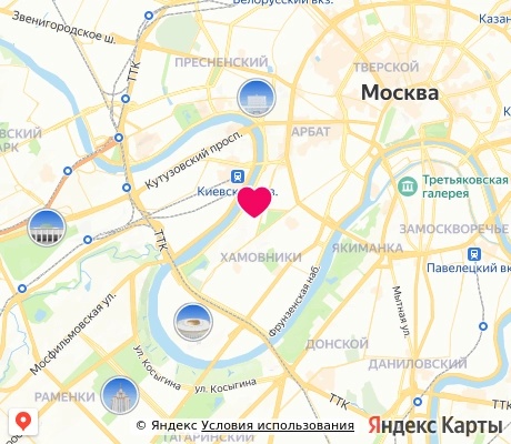 На карте