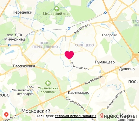 На карте