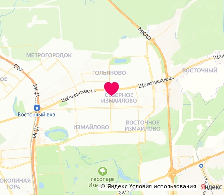 На карте