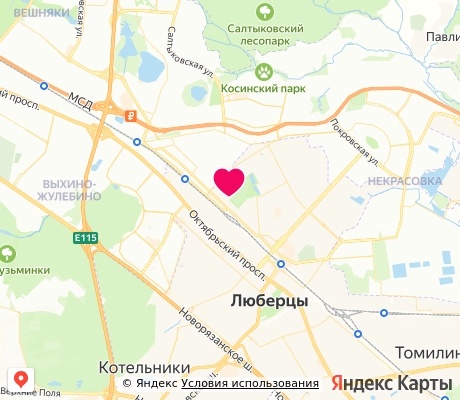 На карте