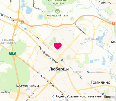 На карте