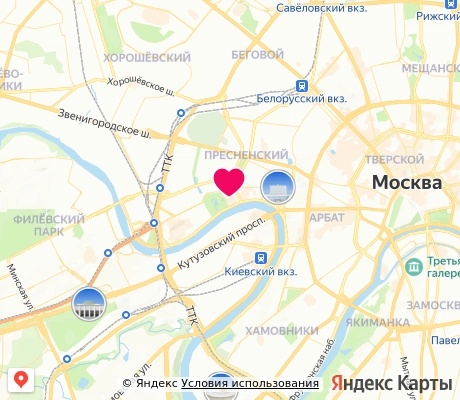 На карте