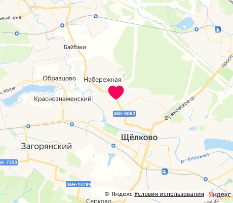 На карте
