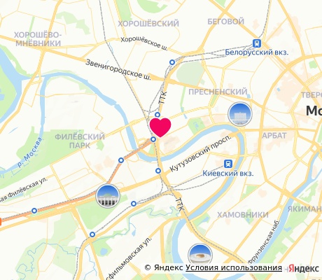 На карте