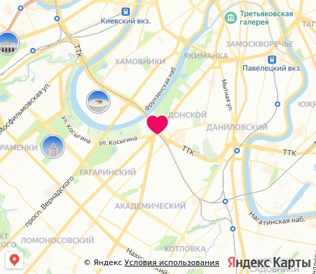 На карте