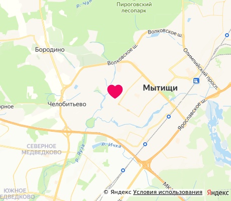 На карте