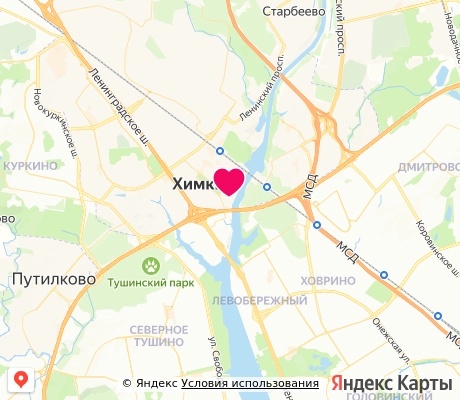 На карте