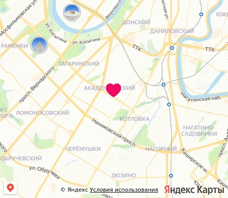 На карте