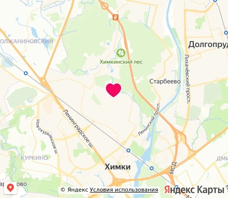 На карте