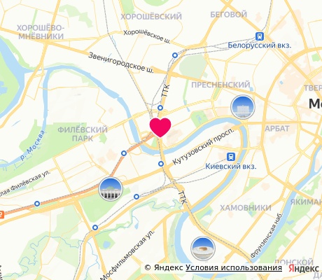 На карте