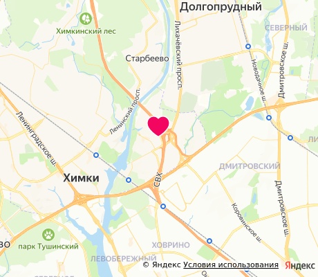 На карте