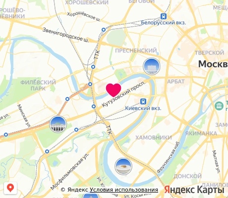 На карте