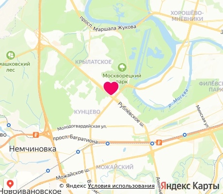 На карте