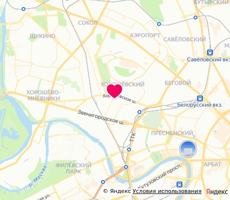 На карте