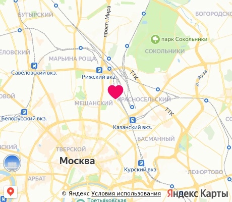 На карте