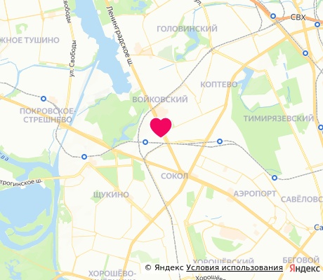 На карте