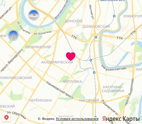 На карте