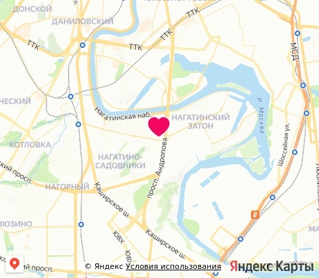 На карте