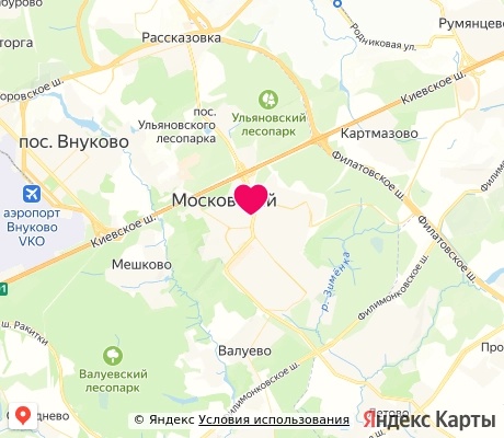 На карте