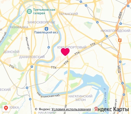 На карте