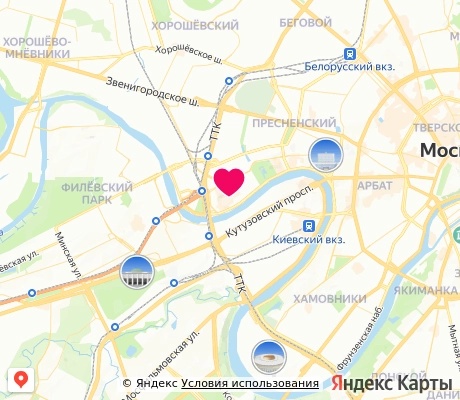 На карте