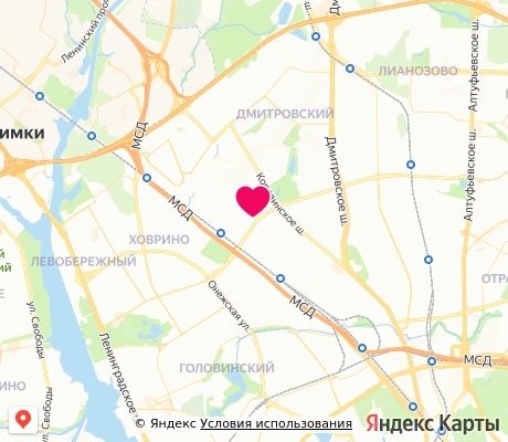 На карте