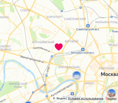 На карте