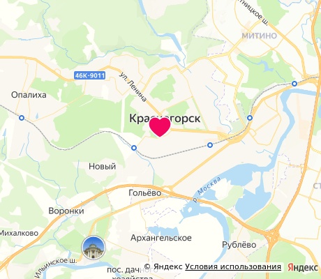 На карте