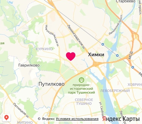 На карте