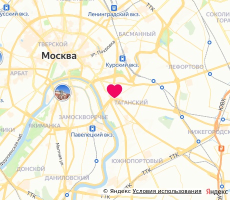 На карте