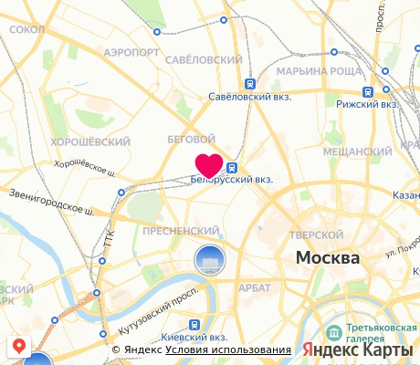 На карте