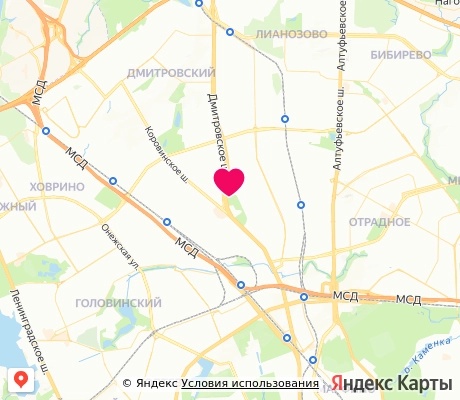 На карте