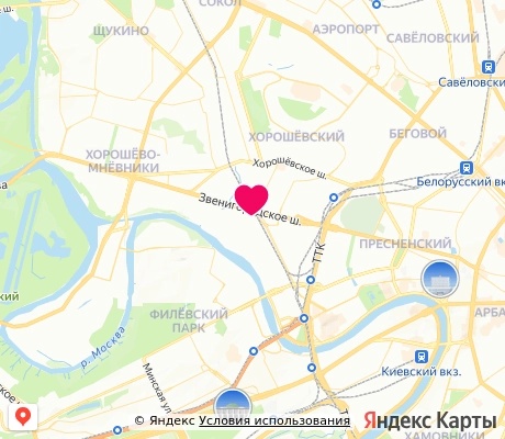 На карте