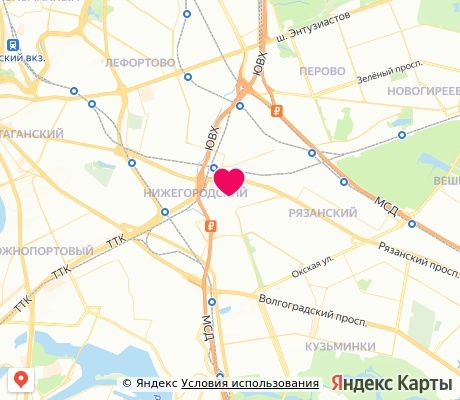 На карте