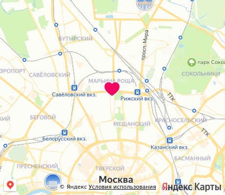 На карте
