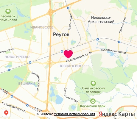 На карте