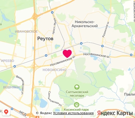 На карте