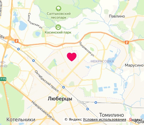 На карте
