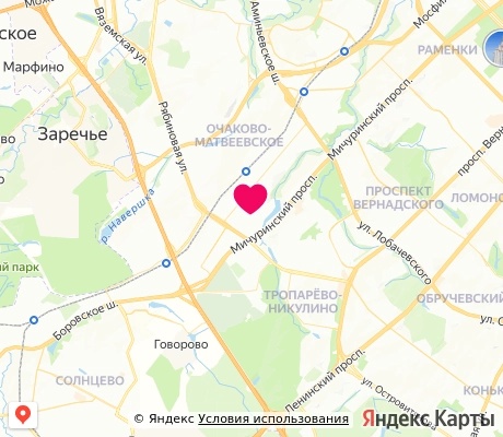 На карте