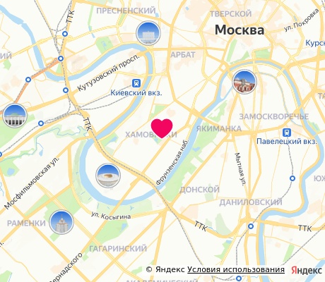На карте