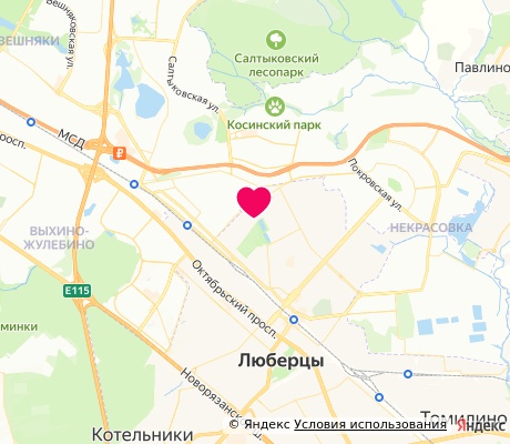 На карте