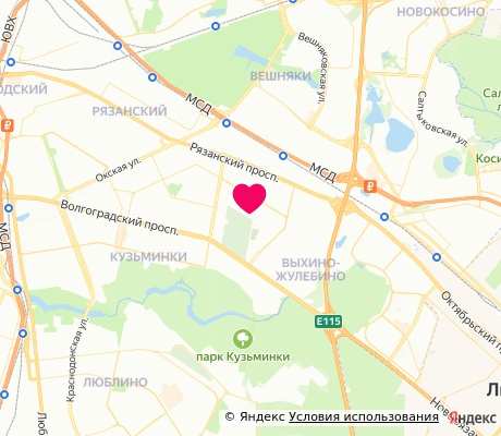 На карте