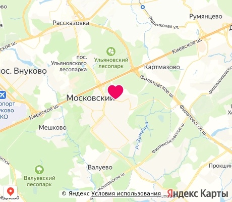 На карте