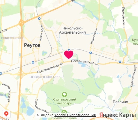 На карте