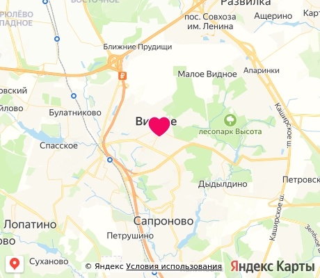 На карте