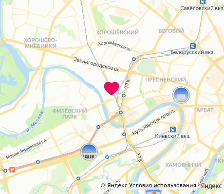 На карте