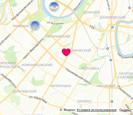 На карте