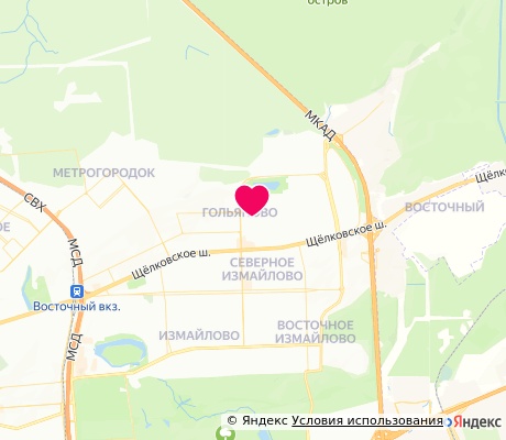 На карте