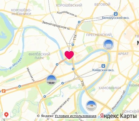 На карте